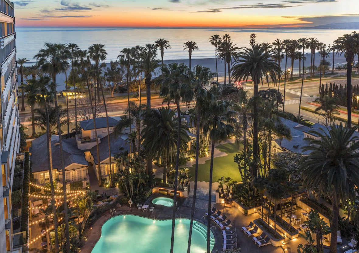 A Pool Day in Santa Monica — Fairmont Miramar